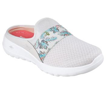 Beige / Coral Skechers GOwalk Joy - Tropical Oasis | 5813B_USA