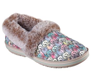 Beige / Multicolor Skechers BOBS Too Cozy - Winter Howl | 3779X_USA