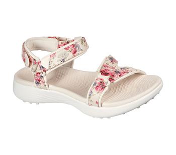 Beige / Multicolor Skechers GO GOLF 600 Sandal - Garden | 3328A_USA