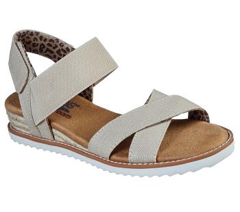 Beige Skechers BOBS Desert Kiss - Secret Picnic | 5217D_USA