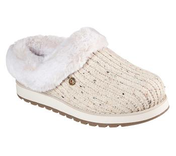Beige Skechers BOBS Keepsakes - Instant Flash | 64010_USA