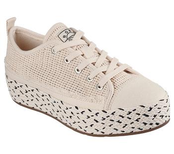 Beige Skechers BOBS Sesame - Cute Height | 1038A_USA