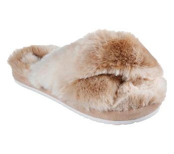 Beige Skechers Cozy Slide - Cute Ombre | 64034_USA