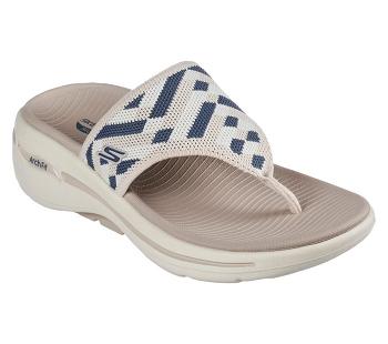 Beige Skechers GO WALK Arch Fit - Palm Coast | 5417X_USA