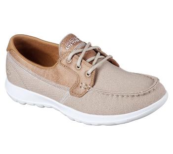 Beige Skechers GOwalk Lite - Coral | 60134_USA