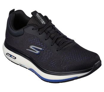 Black / Blue Skechers GO WALK Workout Walker - Outpace | 6714L_USA