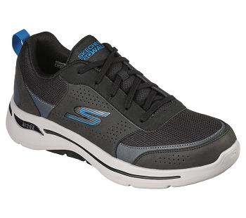 Black / Blue Skechers GOwalk Arch Fit - Recharge | 5512A_USA