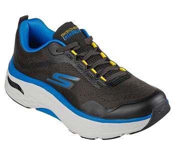 Black / Blue Skechers Max Cushioning Arch Fit | 6425P_USA