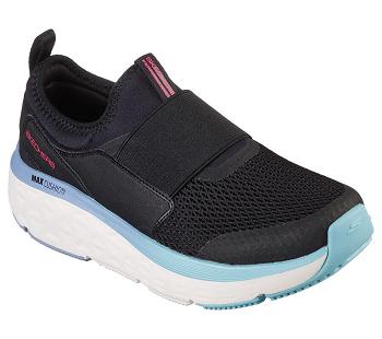 Black / Blue Skechers Max Cushioning Delta - Kianda | 7023P_USA