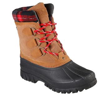 Black / Brown Skechers Windom - Plaid Town | 2116S_USA