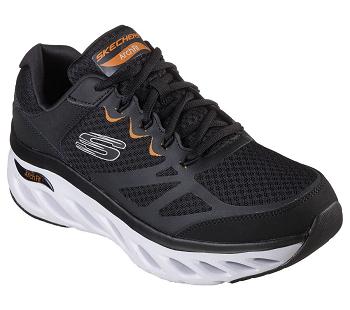 Black / Gold Skechers Arch Fit Glide-Step | 65373_USA