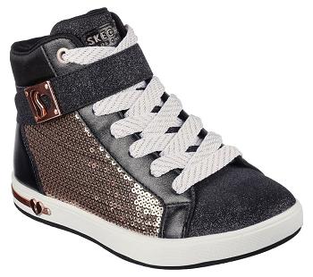 Black / Gold Skechers Shoutouts - Steal the Runway | 3520S_USA
