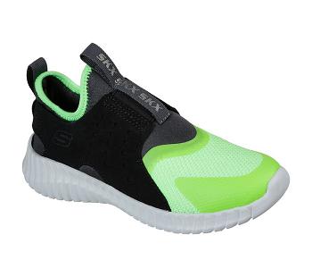 Black / Green Skechers Elite Flex - Rolvo | 7980A_USA