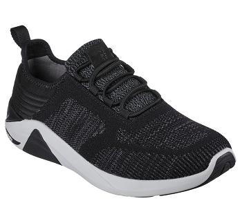 Black / Grey Skechers Arch Fit A-Linear - Burrows | 7562B_USA