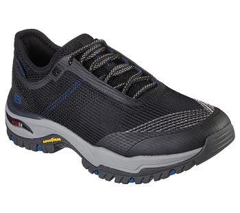 Black / Grey Skechers Arch Fit Dawson - Mahone | 5308W_USA
