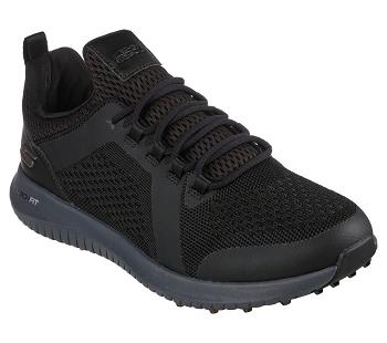 Black / Grey Skechers Arch Fit GO GOLF Max - Rover 2 | 3828L_USA