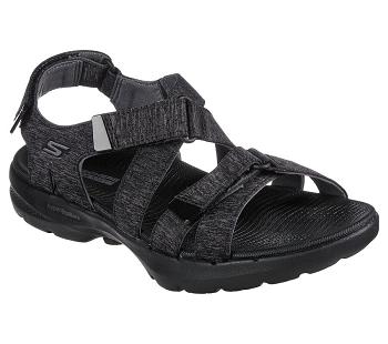 Black / Grey Skechers GO WALK 6 - Limitless | 4792L_USA