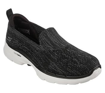 Black / Grey Skechers GO WALK 6 - Valerie | 5823Q_USA
