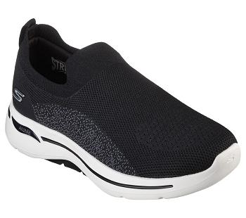 Black / Grey Skechers GO WALK Arch Fit - Seltos | 8062K_USA