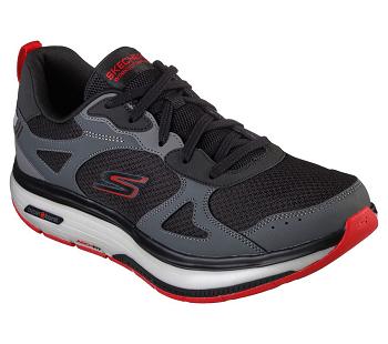 Black / Grey Skechers GO WALK Workout Walker | 6737P_USA