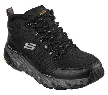 Black / Grey Skechers Glide-Step Trail - Woodward | 33938_USA