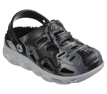 Black / Grey Skechers Hypno-Splash - Cozy Blast | 7667D_USA