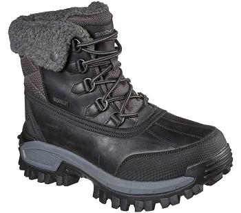 Black / Grey Skechers Relaxed Fit: Trekson - Gleason | 2382C_USA