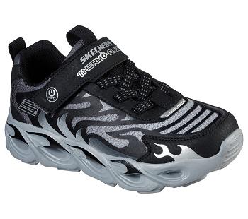 Black / Grey Skechers S Lights: Thermo-Flash | 11450_USA