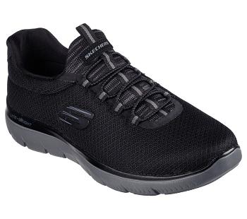 Black / Grey Skechers Summits | 7914S_USA