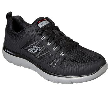 Black / Grey Skechers Summits - New World | 4325X_USA
