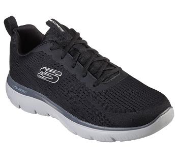 Black / Grey Skechers Summits - Torre | 4339D_USA