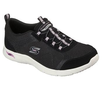 Black / Lavender Skechers Arch Fit Refine - Her Best | 4324L_USA