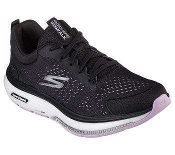 Black / Lavender Skechers GO WALK Workout Walker - Outpace | 2623D_USA