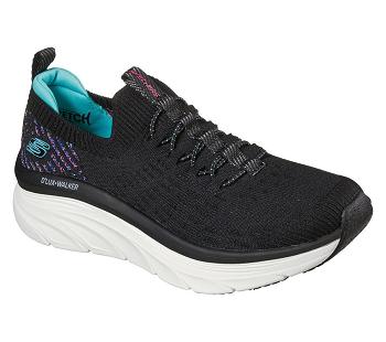 Black / Light Blue Skechers Relaxed Fit: D'Lux Walker - Star Stunner | 69470_USA