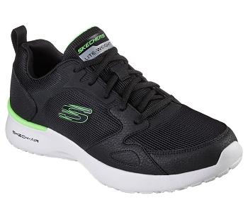 Black / Light Green Skechers Skech-Air Dynamight | 4450W_USA