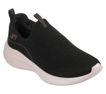 Black / Light Pink Skechers Ultra Flex 3.0 - Bright Spirits | 1324A_USA