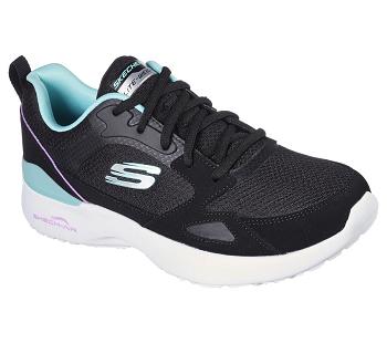 Black / Mint Skechers Skech-Air Dynamight - Carefree Way | 37230_USA