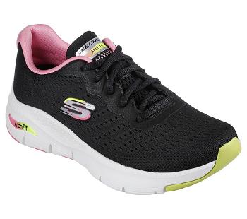 Black / Multicolor Skechers Arch Fit - Infinity Cool | 43730_USA