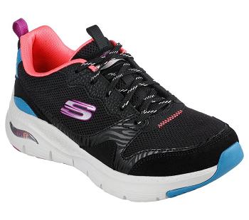 Black / Multicolor Skechers Arch Fit - Vista View | 46985_USA