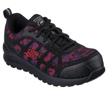 Black / Multicolor Skechers Bulklin - Lyndale Comp Toe | 59465_USA