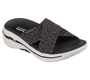 Black / Multicolor Skechers GO WALK Arch Fit - Soiree | 5328A_USA