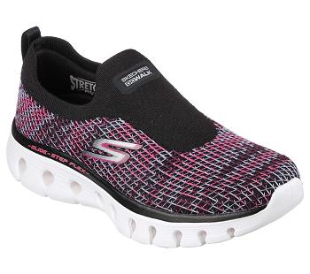 Black / Multicolor Skechers GO WALK Glide-Step Flex - Energy Vision | 4963D_USA