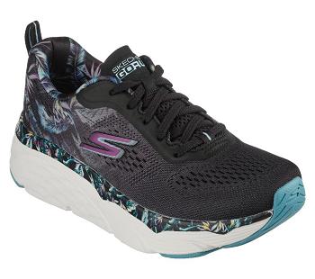 Black / Multicolor Skechers Max Cushioning Elite - Blooming Paradise | 29233_USA