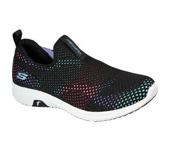 Black / Multicolor Skechers Ultra Flex Prime - Wondrous Gain | 1278W_USA