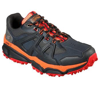Black / Orange Skechers GOtrail Alpine | 4208B_USA