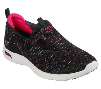 Black / Pink Skechers Arch Fit Refine - All Heart | 39633_USA