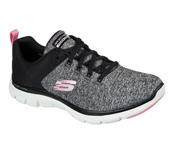 Black / Pink Skechers Flex Appeal 4.0 | 2023G_USA