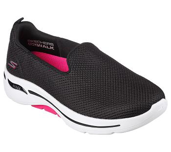 Black / Pink Skechers GO WALK Arch Fit - Grateful | 48740_USA