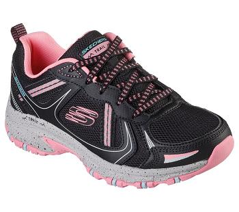 Black / Pink Skechers Hillcrest - Vast Adventure | 6703G_USA