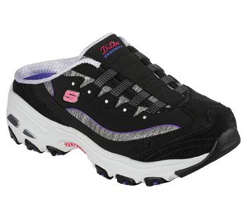 Black / Purple Skechers D'Lites - Comfy Cloud | 3349G_USA